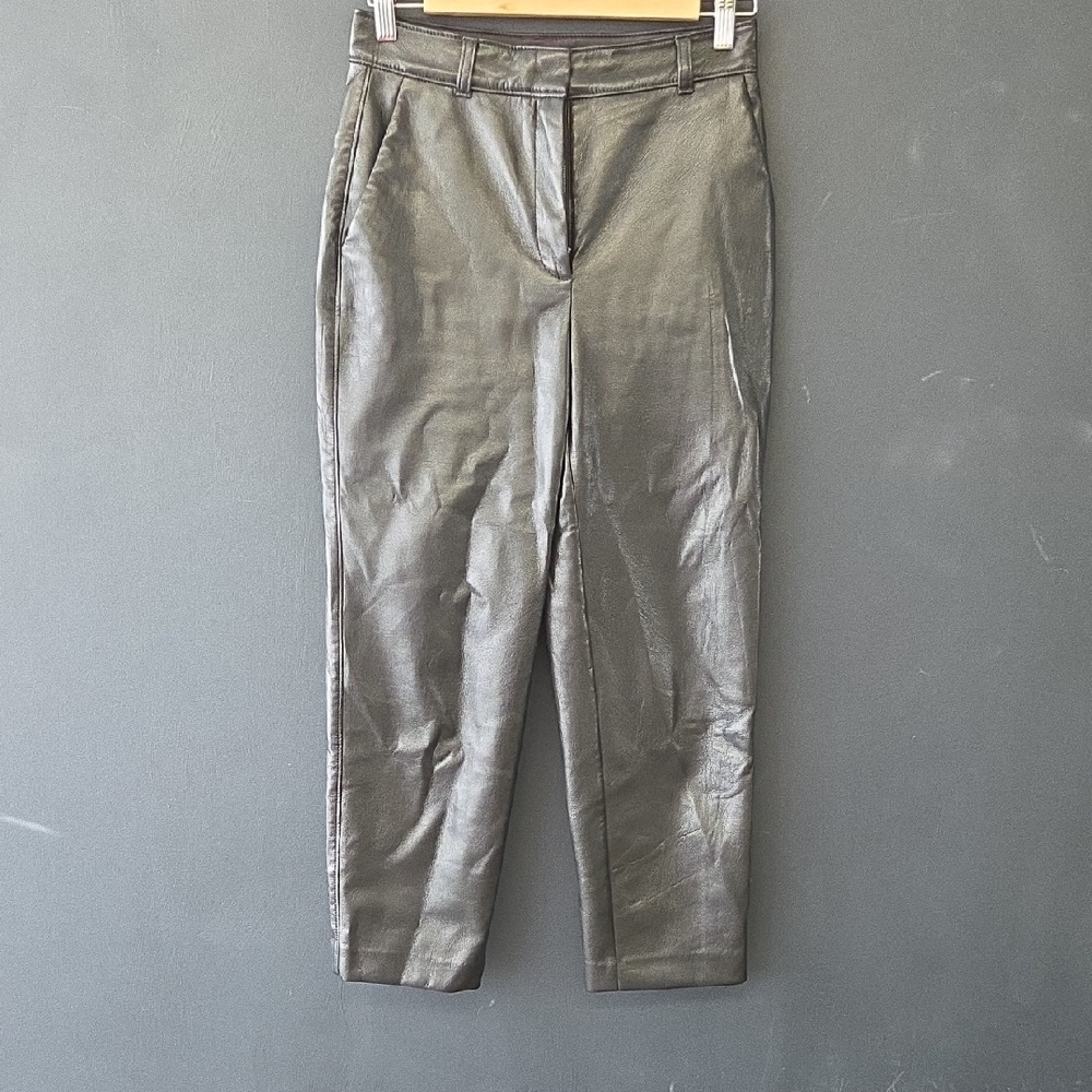 Babaton Metallic Gray Capris